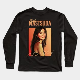 Seiko Matsuda // Retro 80s Fan Art Design Long Sleeve T-Shirt